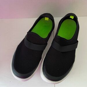 OOfos Shoes OOmg Low Mesh Recovery Navy & White Comfort Sneakers size 6